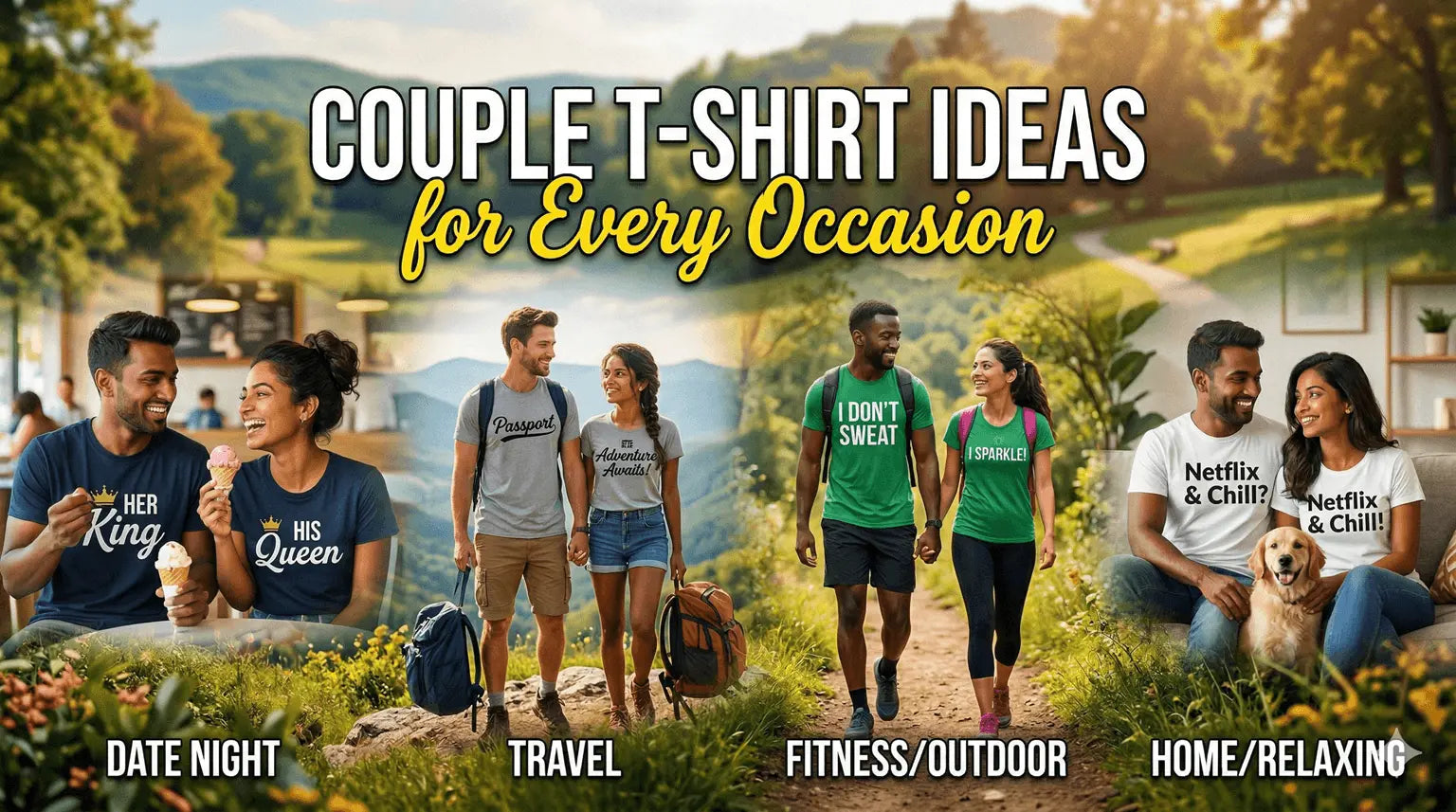 Couple T-Shirt Ideas for Every Occasion — 2026 Edition