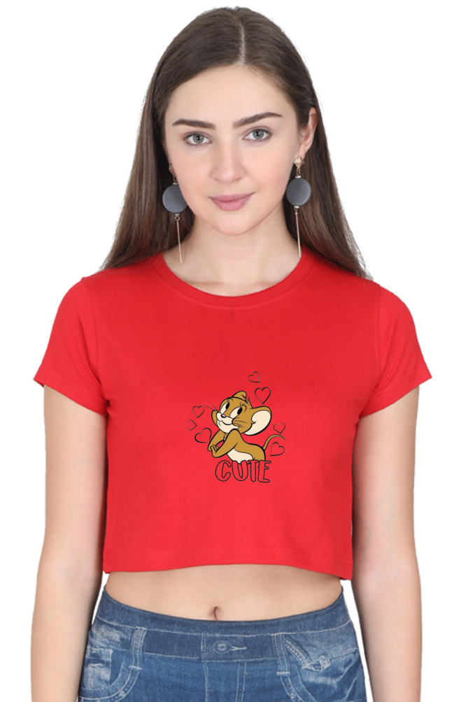 Jerry Printed Crop Top For Women