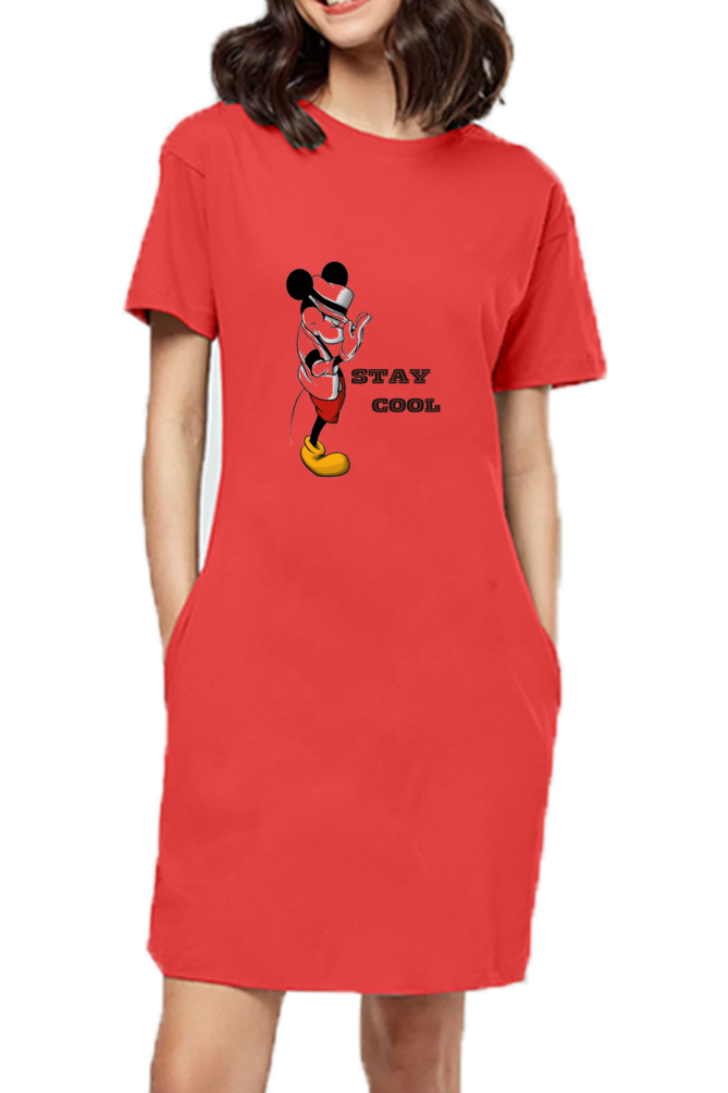 Stay Cool Printed T-shirt for Women