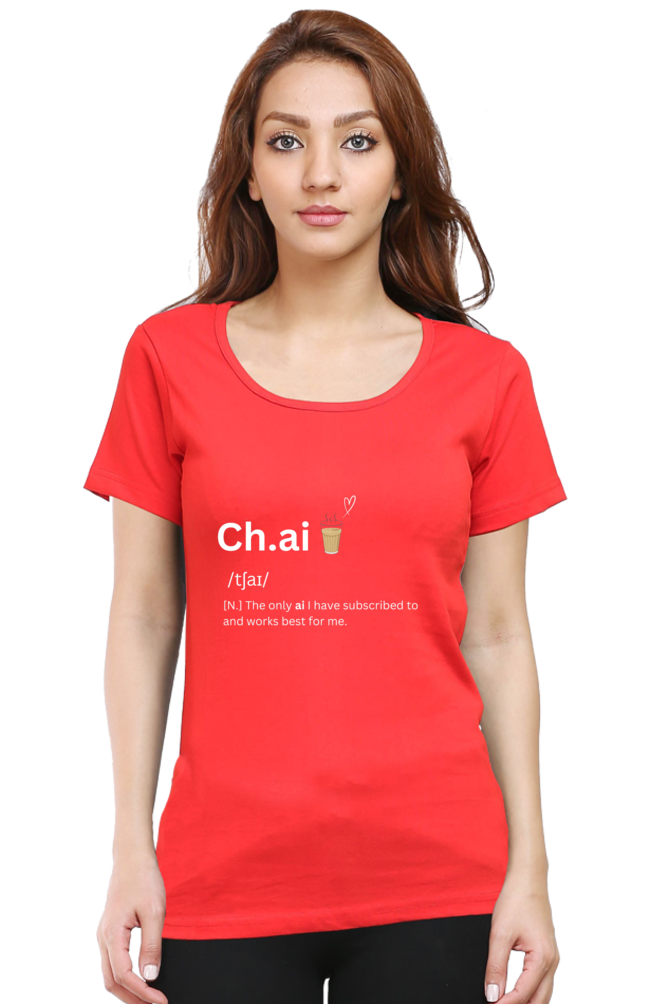 Chai Graphic Printed T-shirt for Women