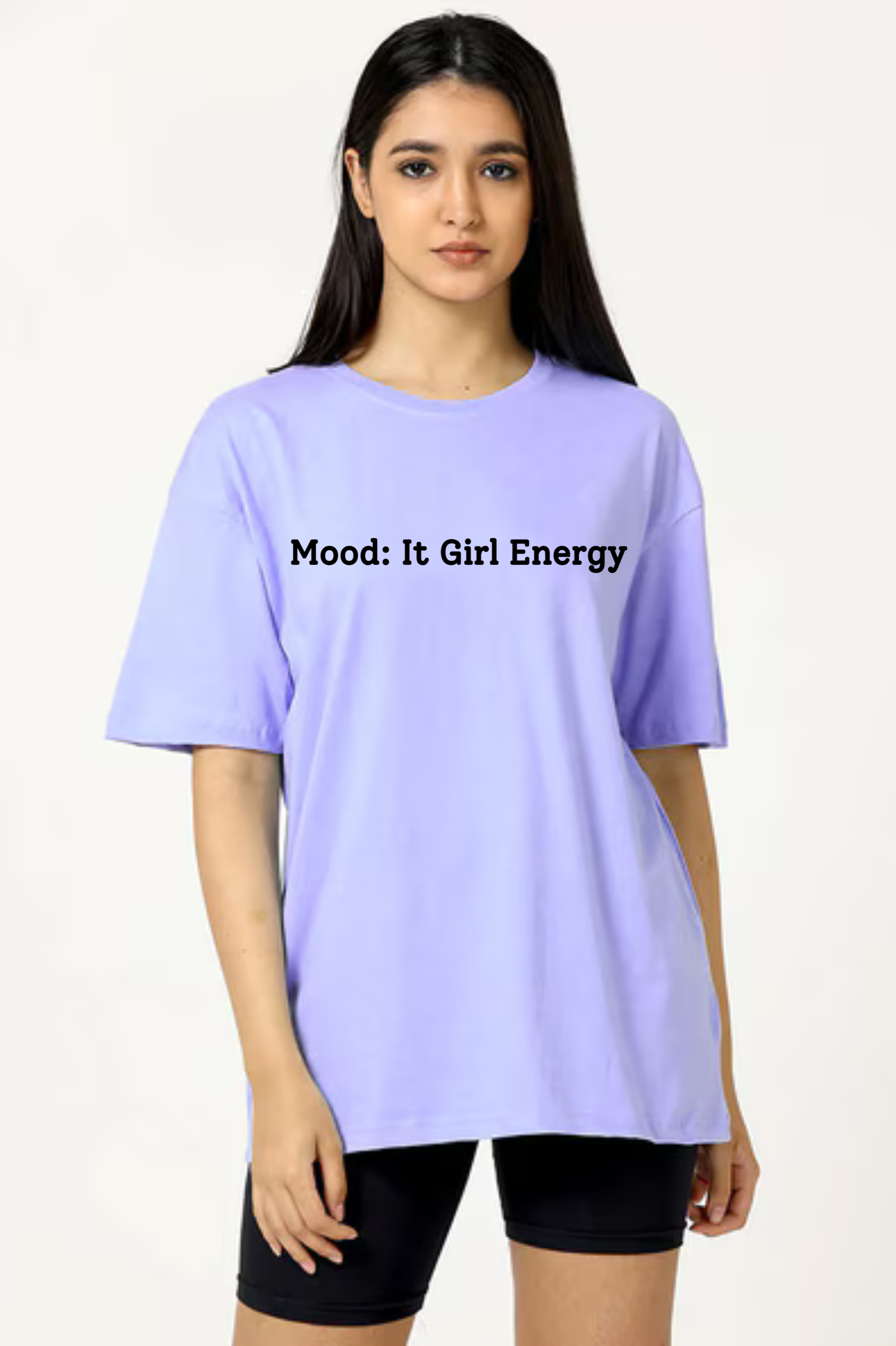 It Girl Energy Graphic Printed Classic Oversized T-shirt For Women [240GSM]