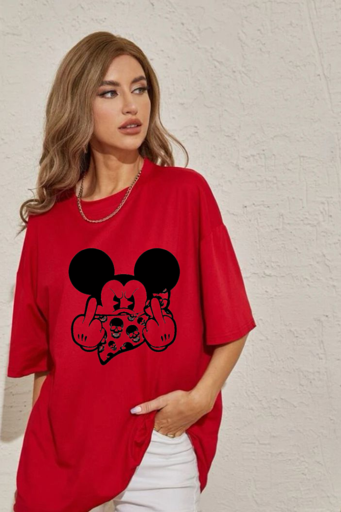 Micky Classic Oversized T-shirt for Women [240 GSM]