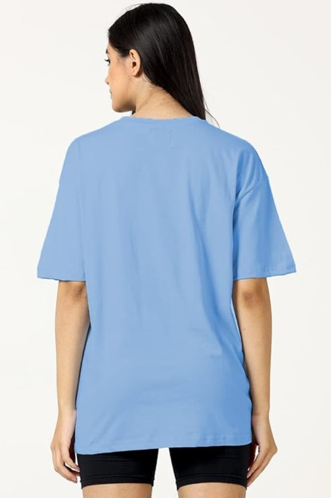 Hope Graphic Printed Classic Oversized T-shirt for Women [240GSM]