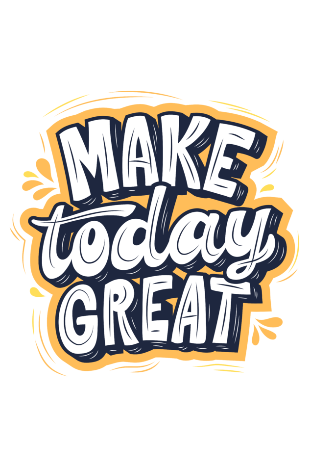 Unisex Graphic Make Today Great  Printed Classic Oversized T-shirt 240GSM]