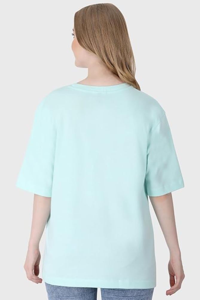 Grateful Graphic Printed Classic Oversized T-shirt for Women [240 GSM]