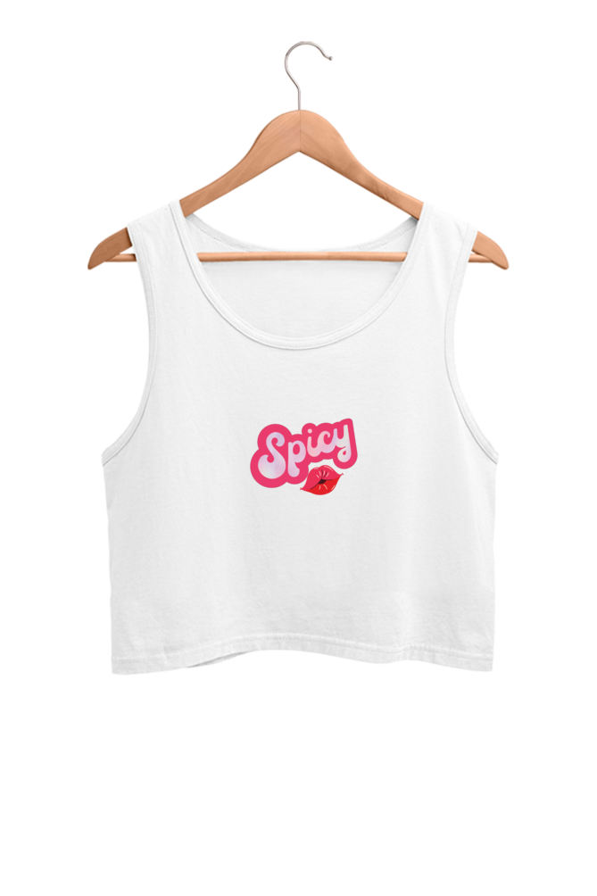 Spicy Printed Crop Tank Top For Women