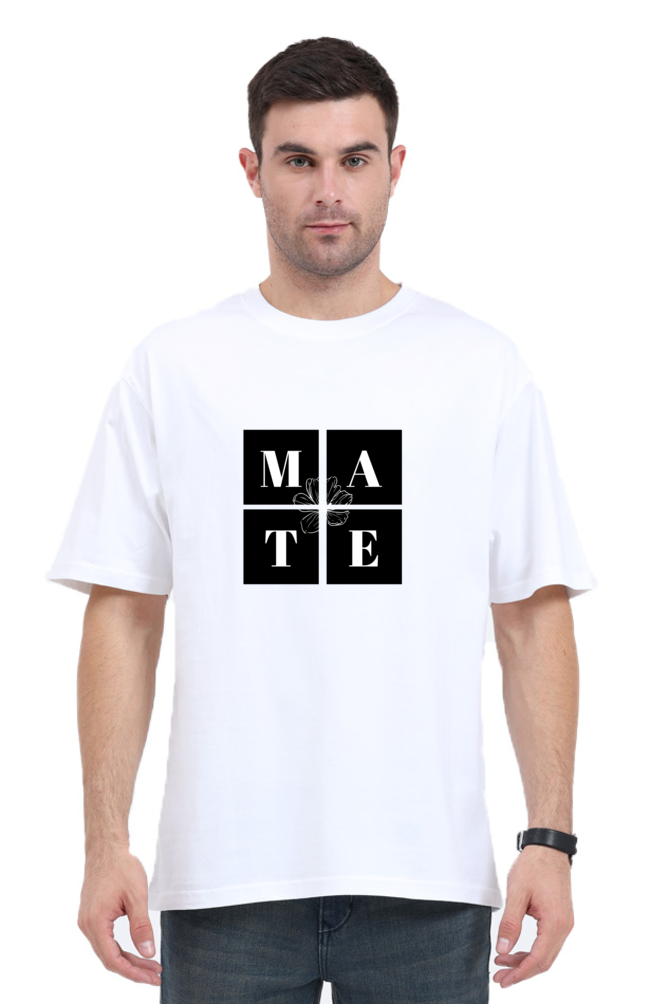 Soulmate Graphic Printed Standard Oversized T-shirt for Men [180GSM]