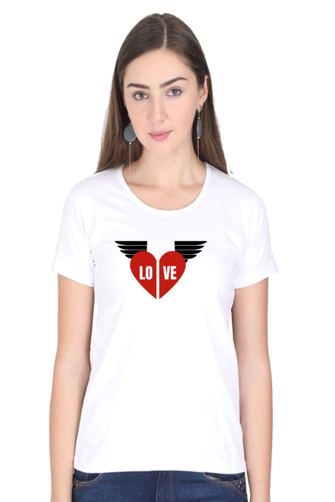 Love Printed T-shirt for Women