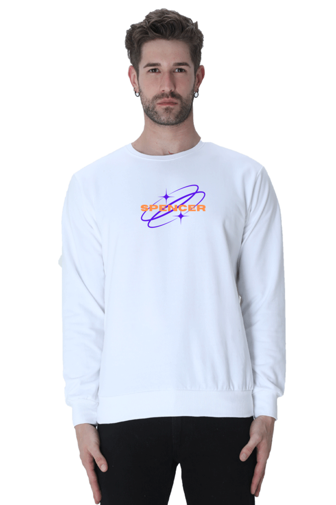 Spencer Graphic Printed Sweatshirt For Men [Light Weighted 300 GSM ]