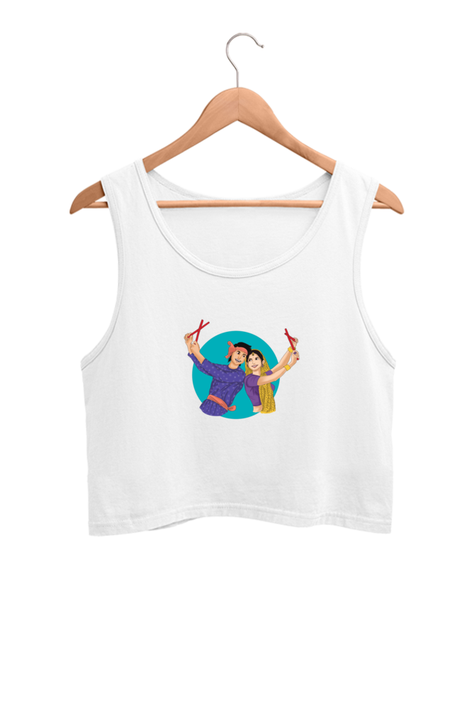 Navratri Special Crop Tank Top For Women