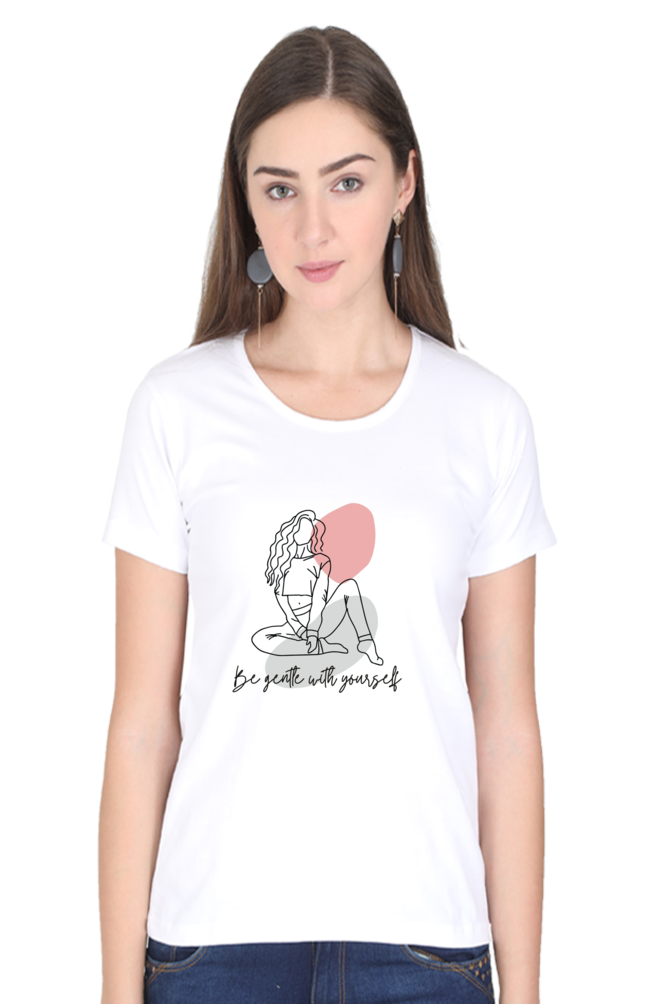 Be Gentle Printed T-shirt for Women