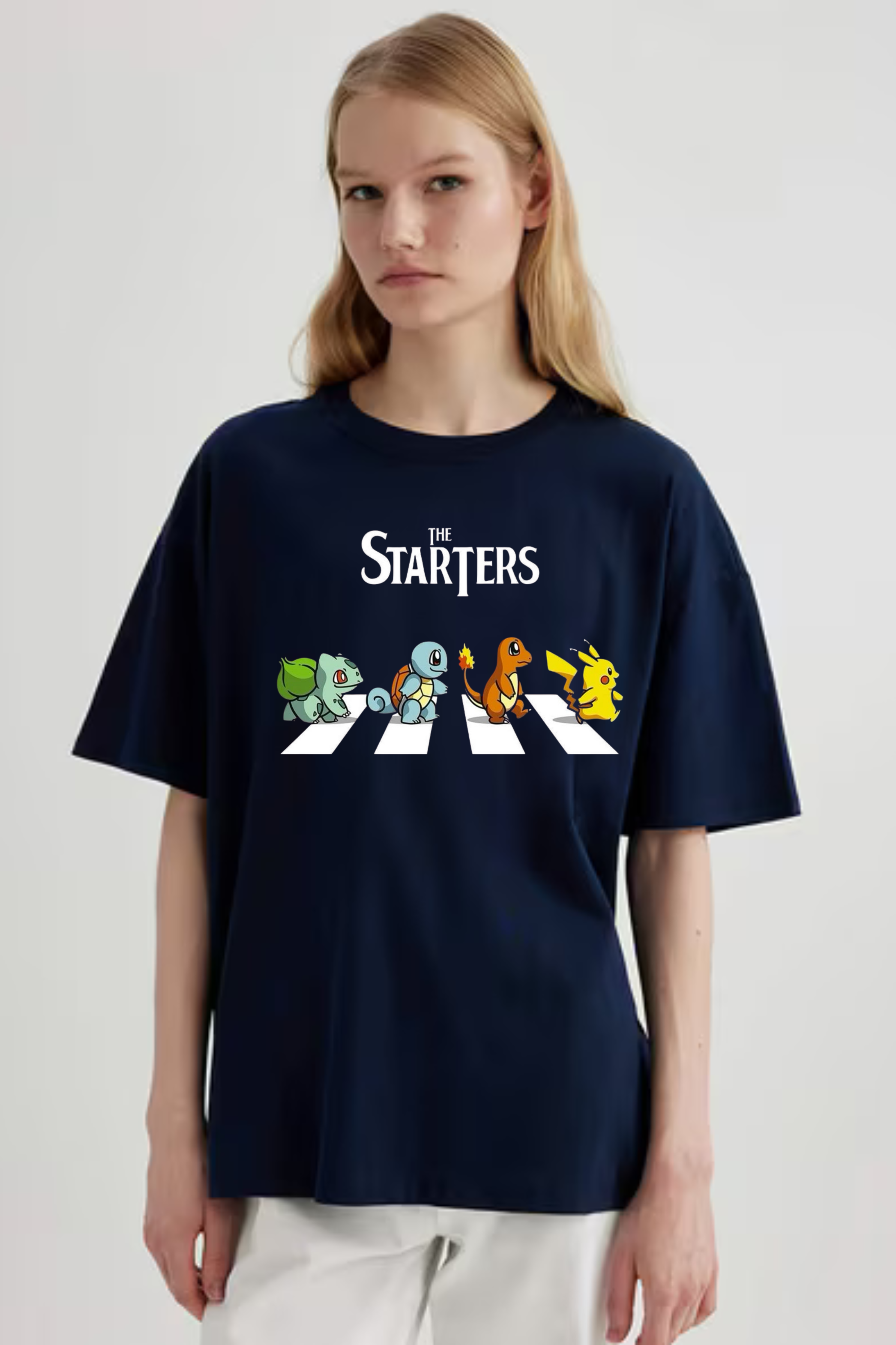 The Starters Graphic Printed Classic Oversized T-shirt For Women 240GSM]