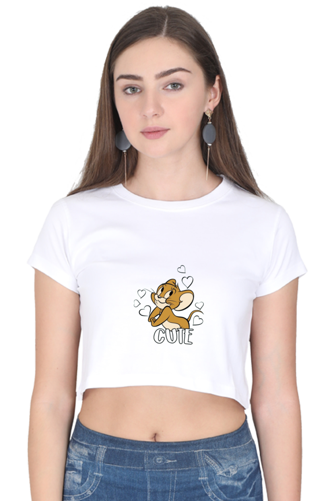 Jerry Printed Crop Top For Women