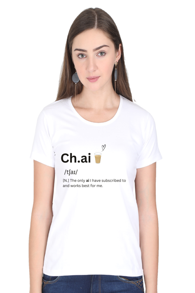 Chai Graphic Printed T-shirt for Women