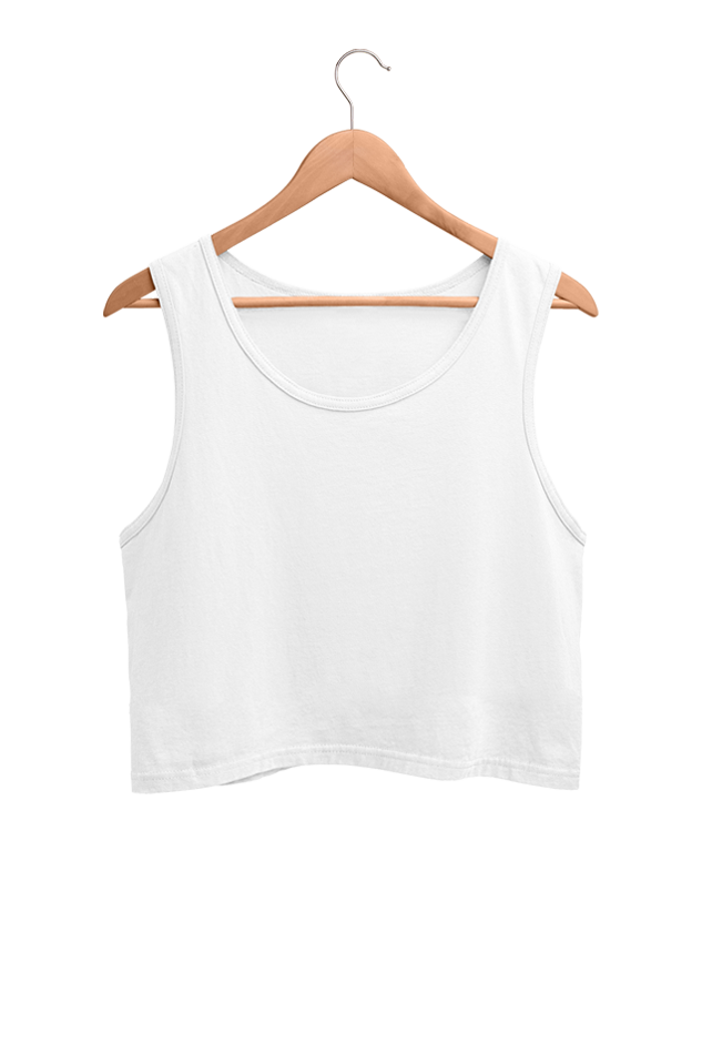 Solid Crop Tank Top Women