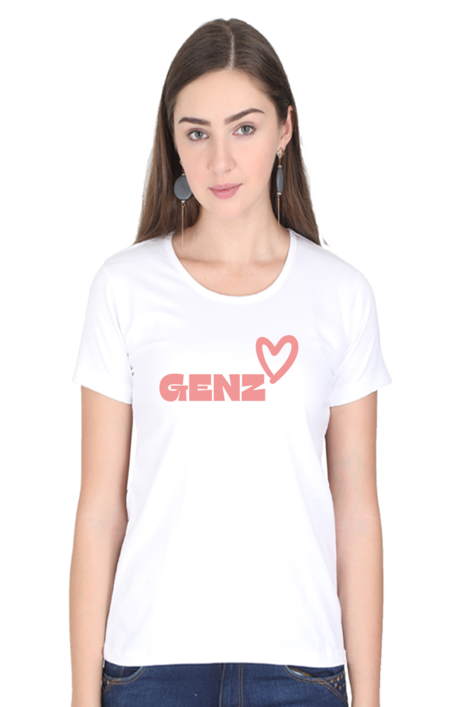 Genz Graphic Printed T-shirt for Women