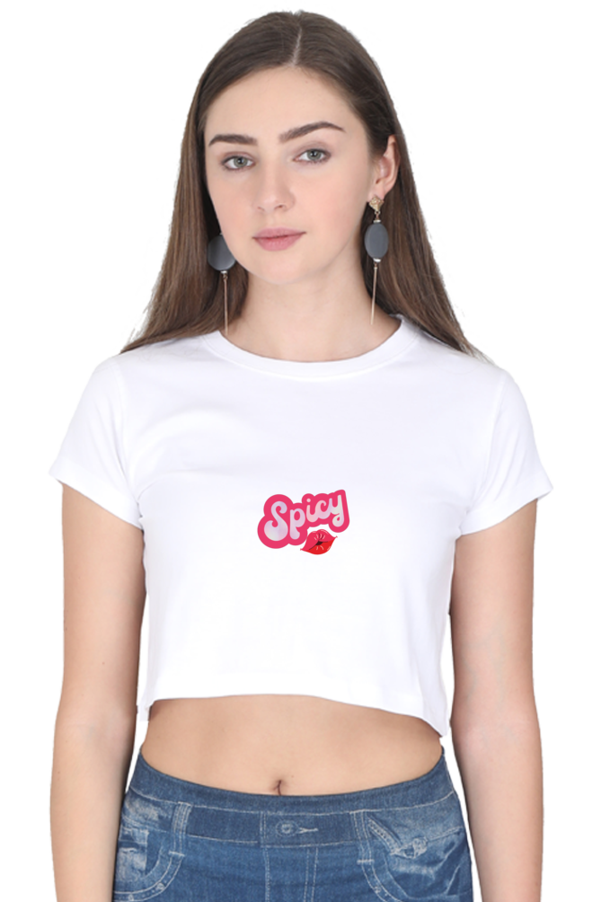 Spicy Printed Crop Top For Women
