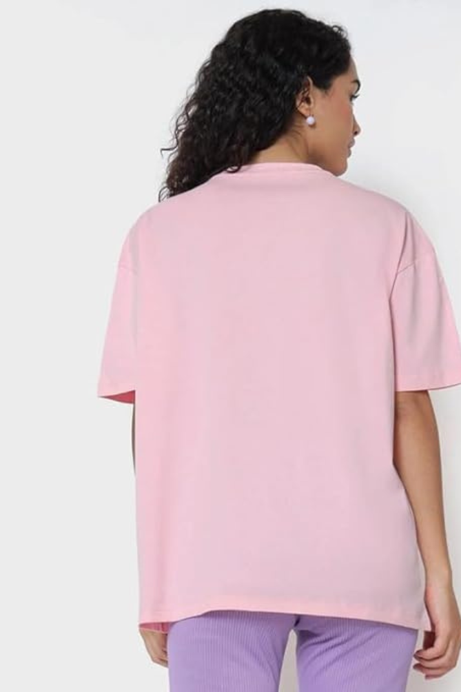 Hope Graphic Printed Classic Oversized T-shirt for Women [240GSM]