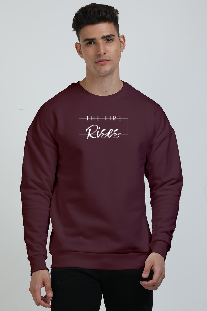 The Fire Rise Graphic Sweatshirts For Men [ Heavyweight 400 GSM ]