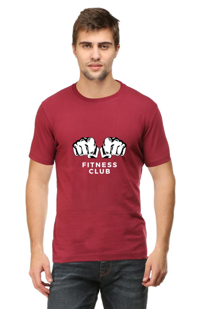 Fitness Club Printed T-shirt for Men