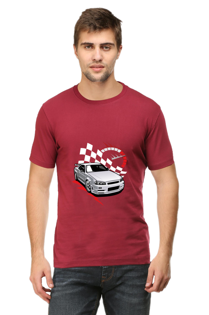 Speed Car Printed T-shirt for Men