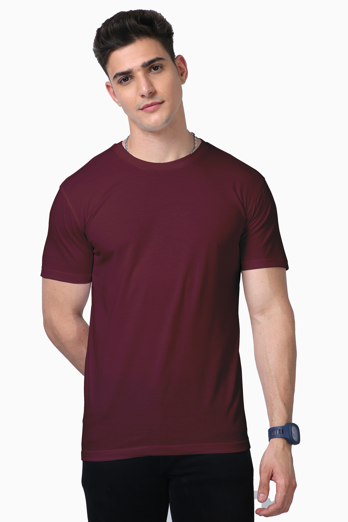 Unisex Iconique 100% Supima Cotton Regular Fit Round Neck T-Shirt
