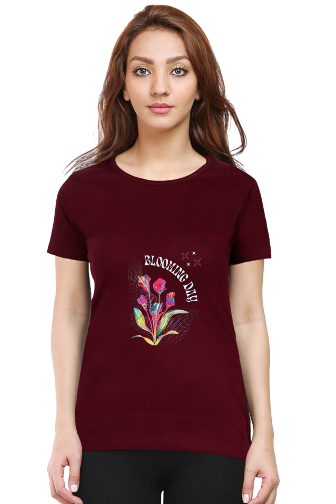 Blooming Printed T-shirt for Women