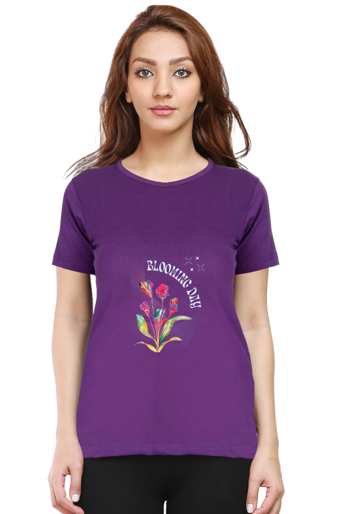 Blooming Printed T-shirt for Women