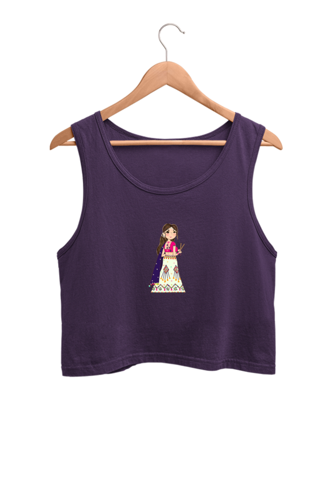 Navratri Special Crop Tank Top For Women