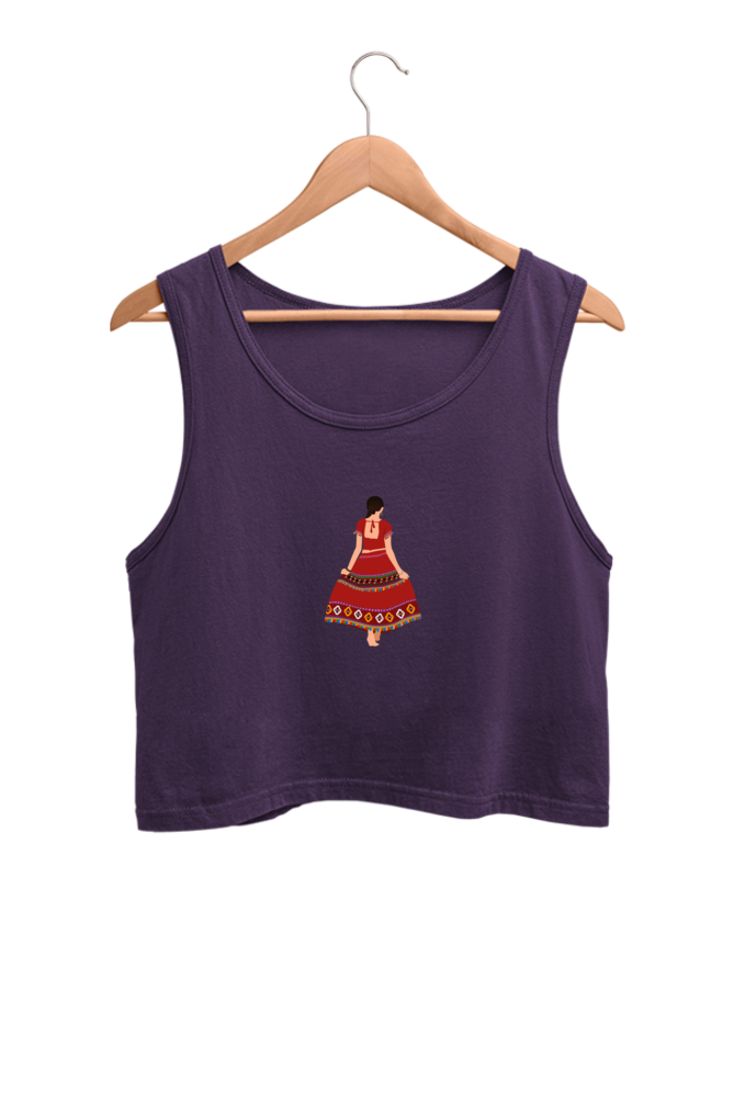 Navratri Special Crop Tank Top For Women