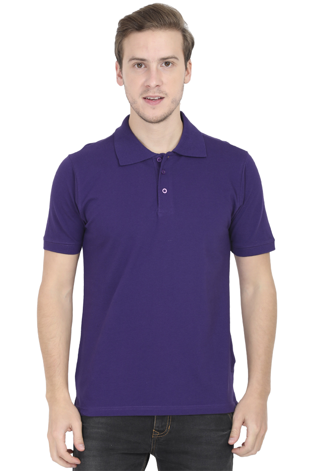 Solid Polo T-Shirts For Men
