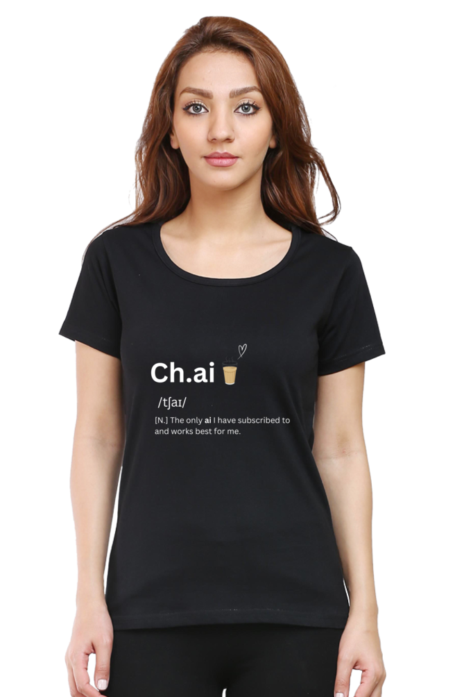 Chai Graphic Printed T-shirt for Women