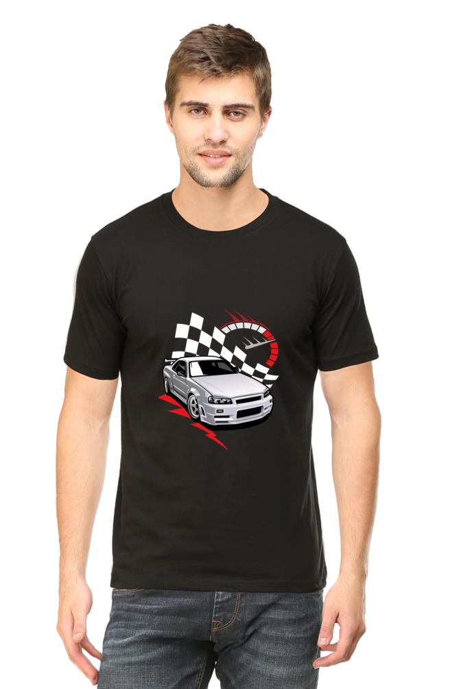 Speed Car Printed T-shirt for Men