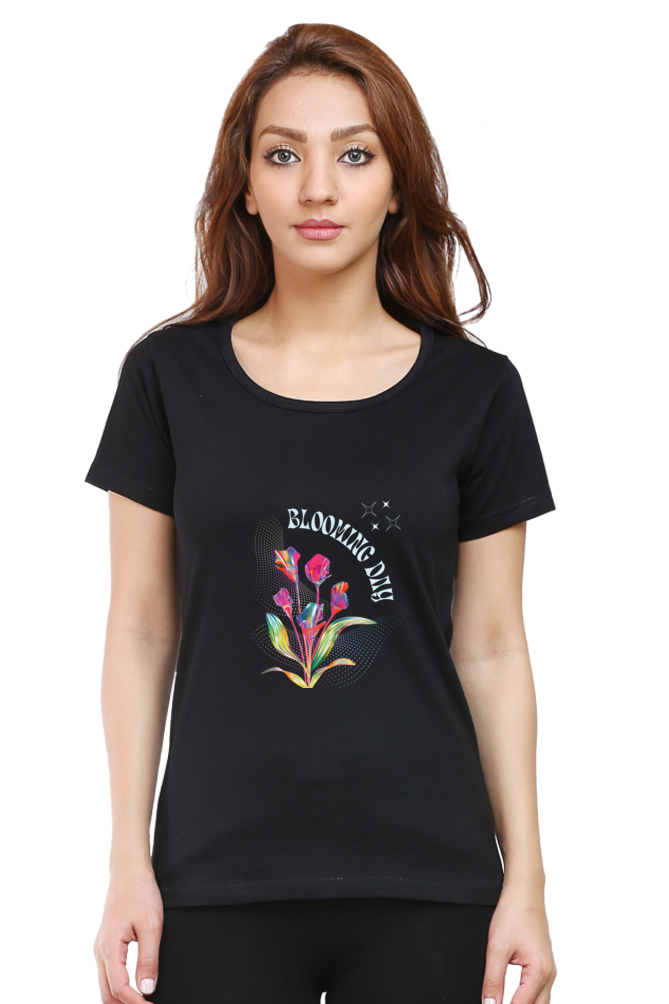 Blooming Printed T-shirt for Women