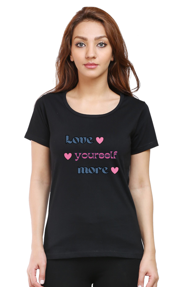 Love Yourself Printed T-shirt for Women