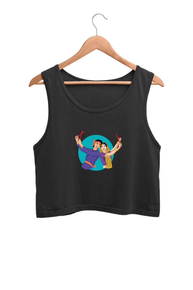 Navratri Special Crop Tank Top For Women