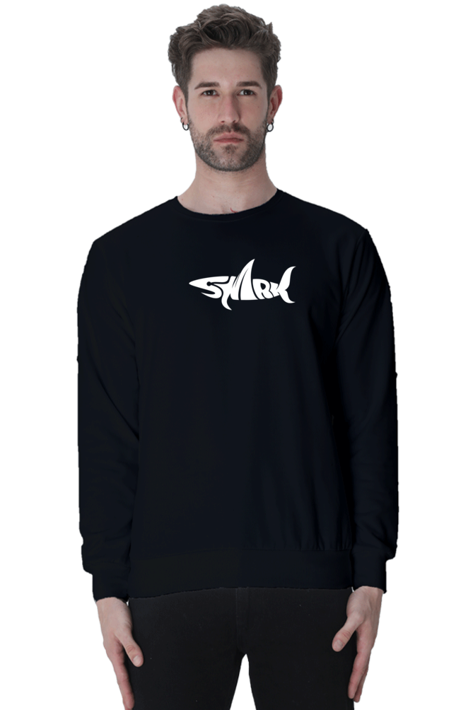 Shark Graphic Printed Sweatshirt For Men [Light Weighted 300 GSM ]