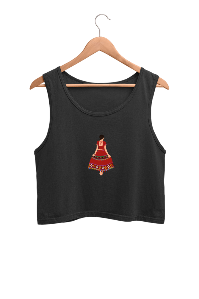 Navratri Special Crop Tank Top For Women
