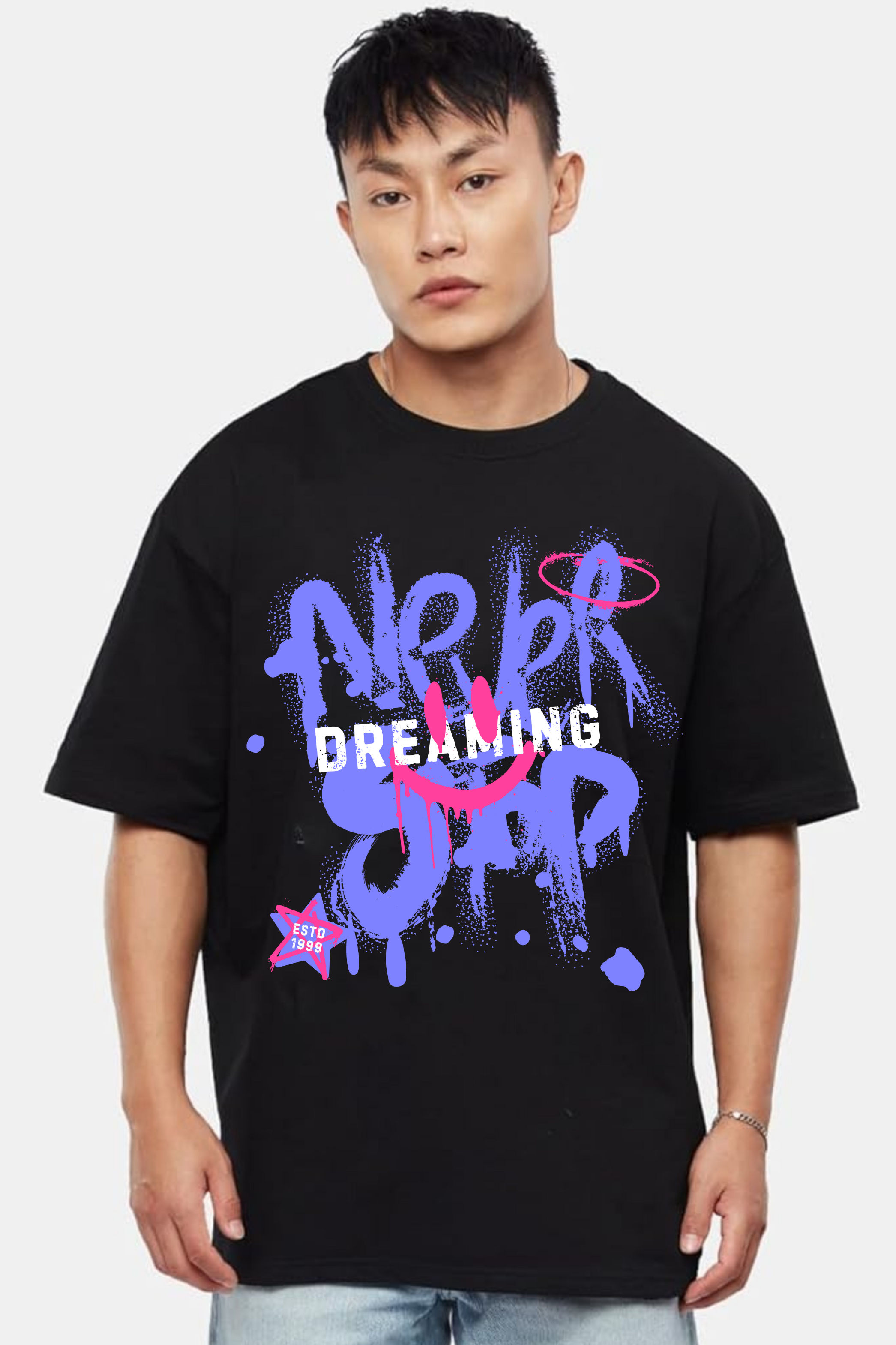 Never Stop Dreaming Unisex Graphic Classic Oversized T-shirt [240 GSM]