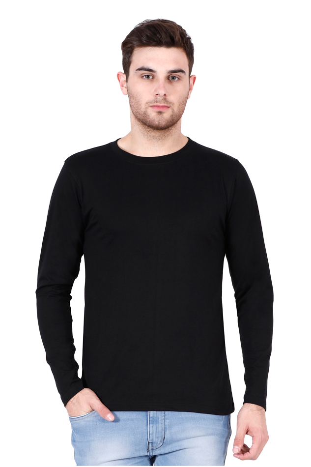 Men’s Solid Full Sleeve T Shirt [ 180 GSM ]