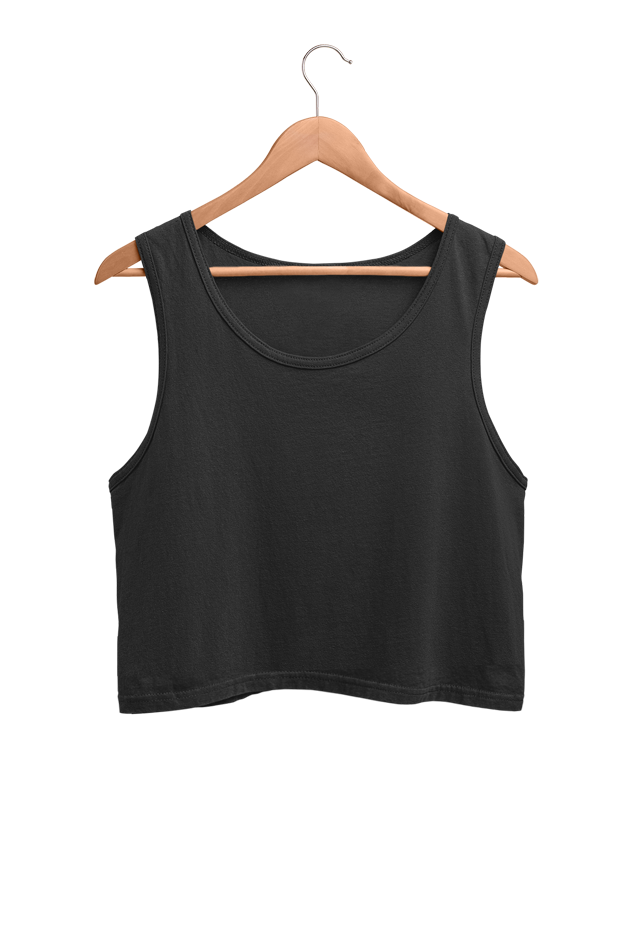 Solid Crop Tank Top Women