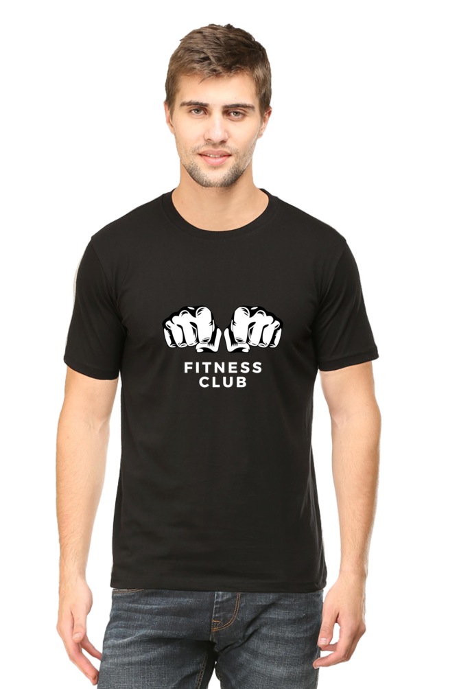 Fitness Club Printed T-shirt for Men