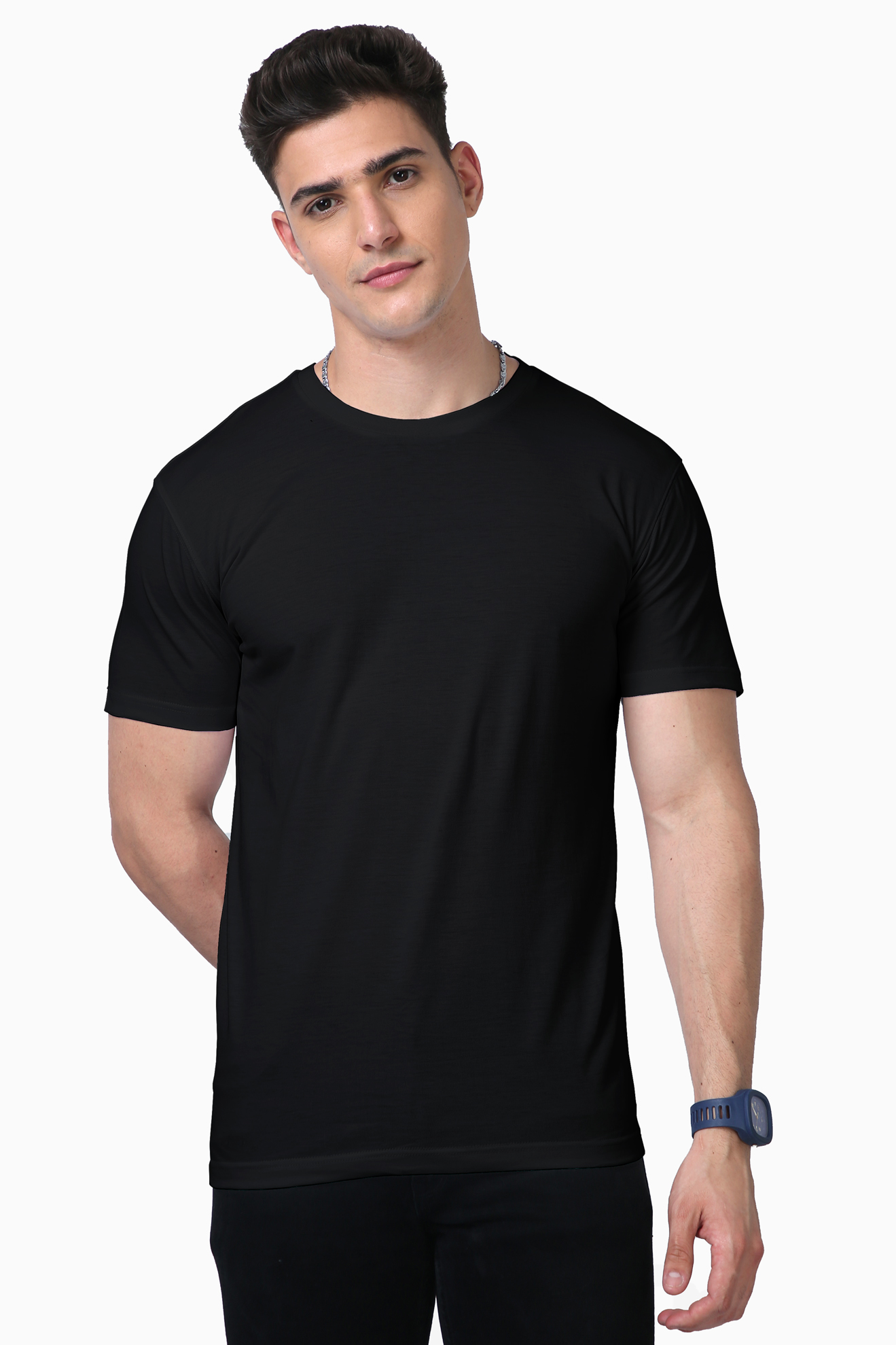 Unisex Iconique 100% Supima Cotton Regular Fit Round Neck T-Shirt