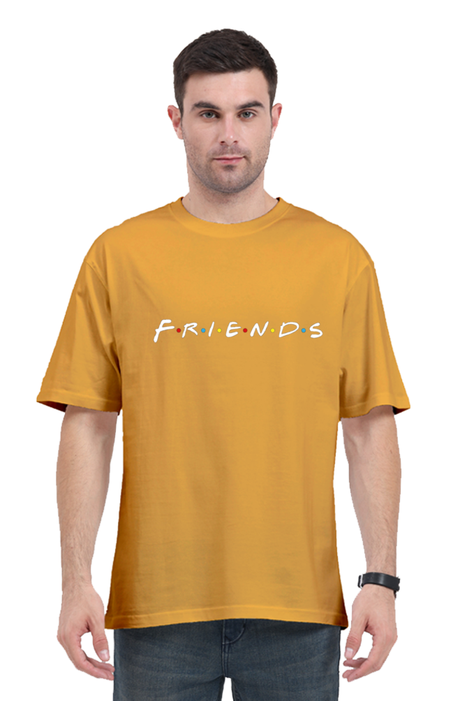 F.R.I.E.N.D.S Graphic Classic Oversized T-shirt for men [240 GSM]