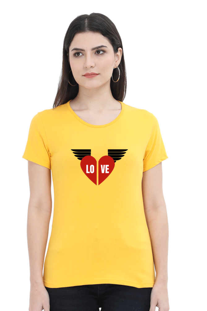 Love Printed T-shirt for Women