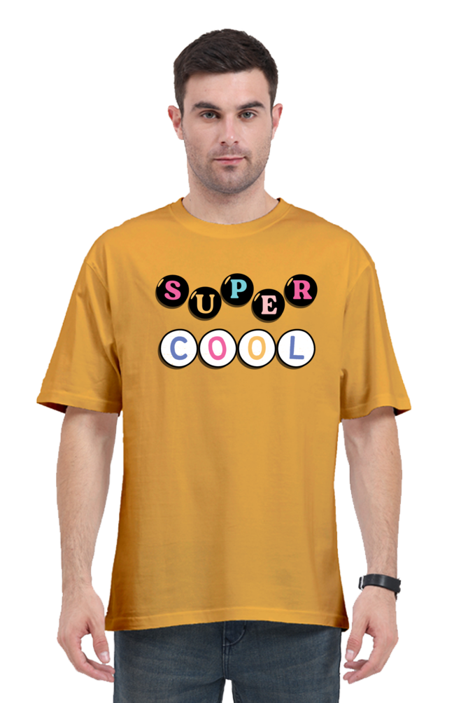 Super Cool Graphic Printed Classic Oversized T-shirt for Men [240GSM]