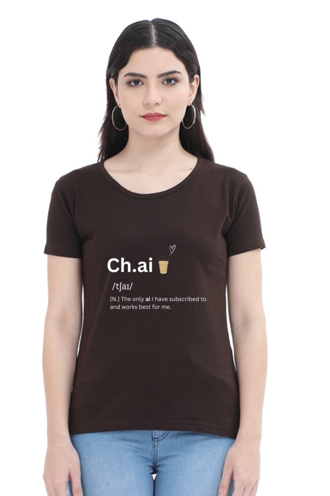 Chai Graphic Printed T-shirt for Women