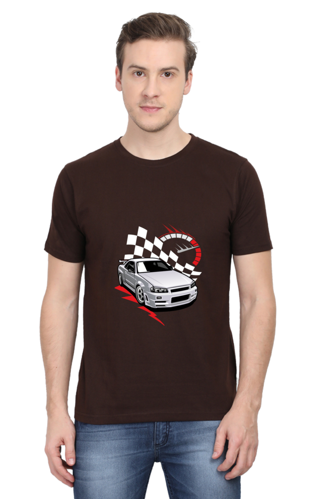 Speed Car Printed T-shirt for Men