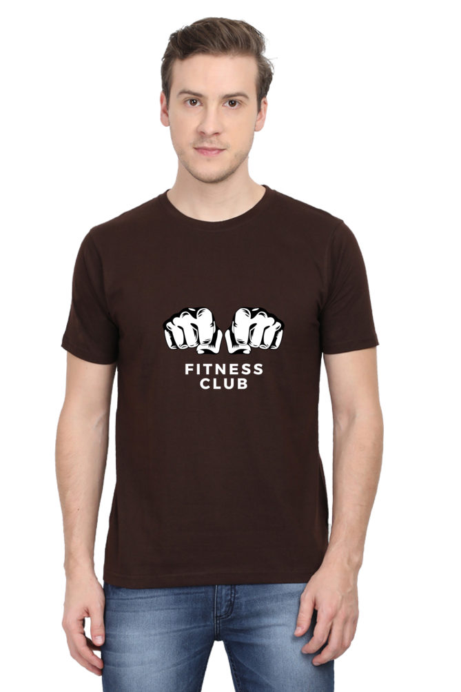 Fitness Club Printed T-shirt for Men