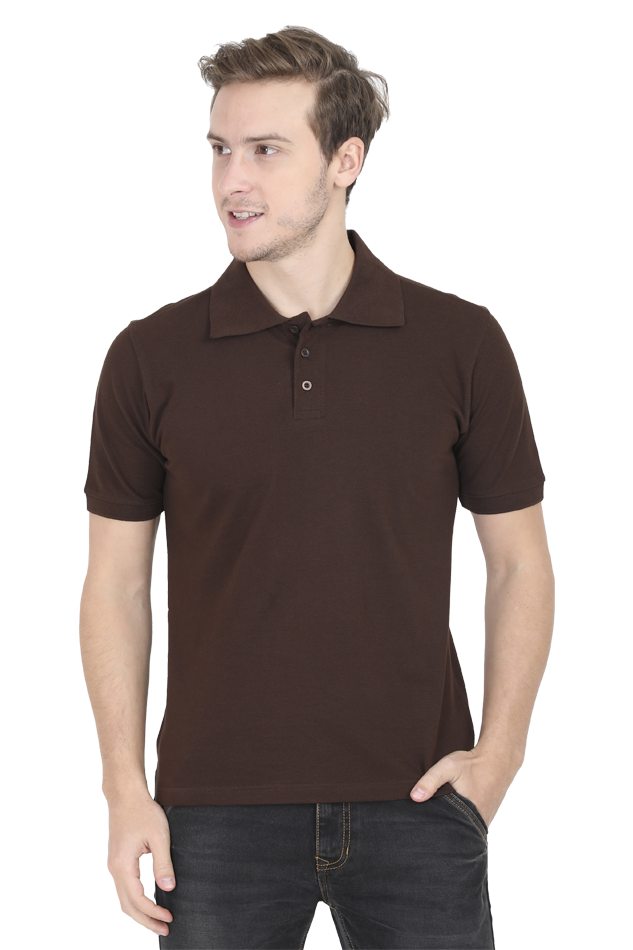Solid Polo T-Shirts For Men